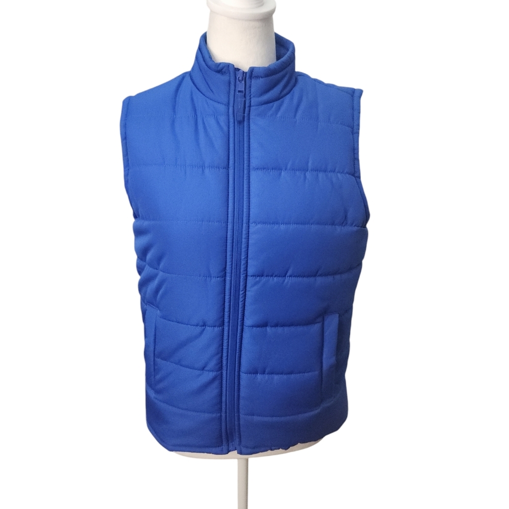 PLACE‎ Kids Blue Puffer Vest   Size Large 10/12